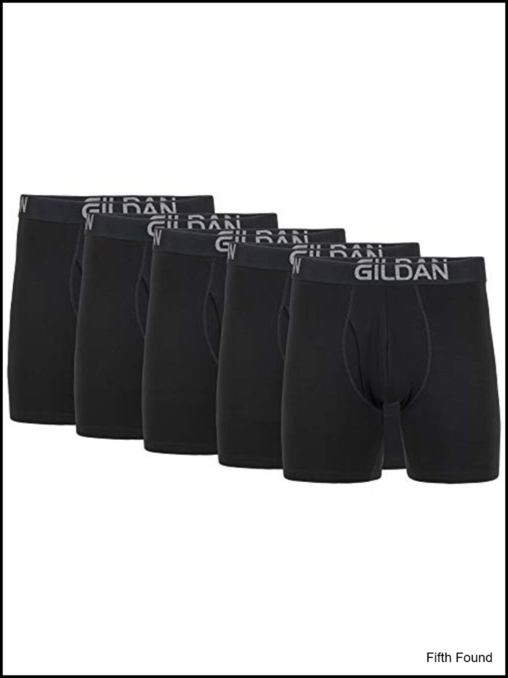 Gildan Men's Cotton Stretch Boxer Briefs Multipack 5 Pair Underwear
